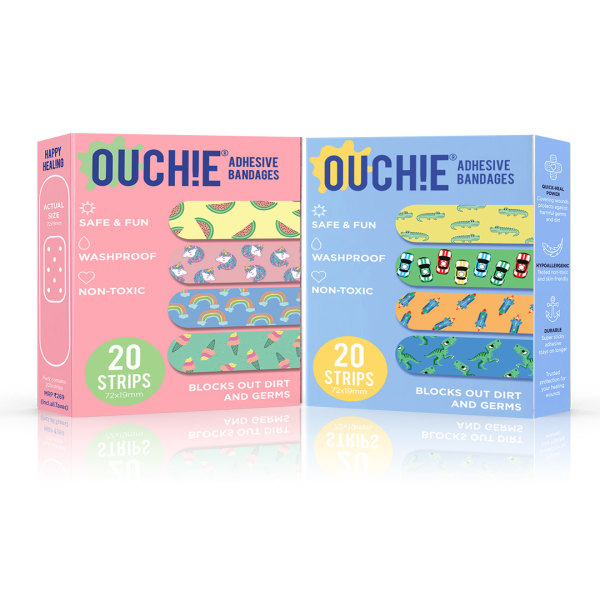 Non-Toxic Printed Bandages Double Combo Set